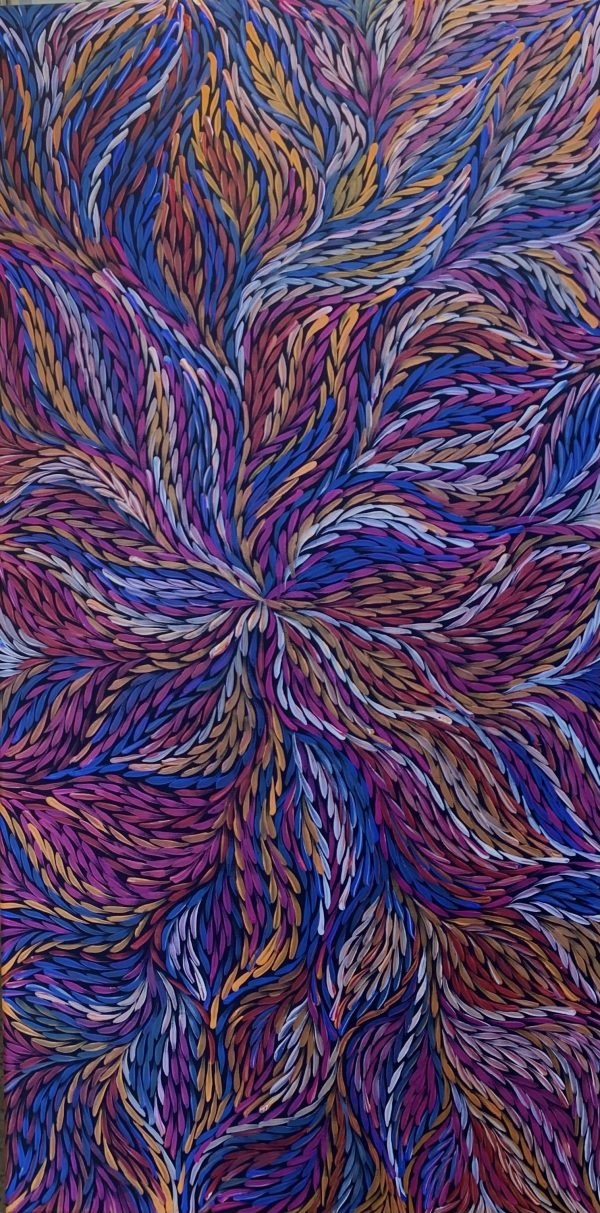 Rosemary Petyarre  Bush Medicine Leaves Dreaming   120cmx60cm