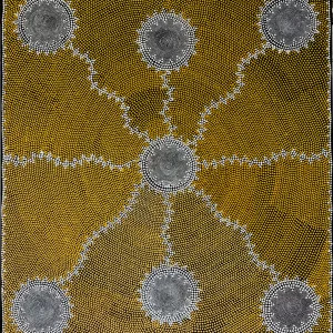 Mary Ross - Bush Damper Dreaming 114cm x 105cm
